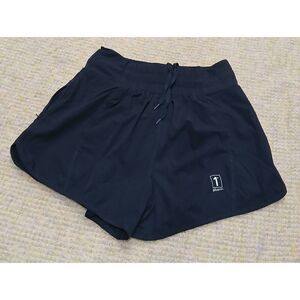 1st phorm womens small black athletic running shorts with front key pocket